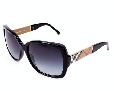 burberry sonnenbrille b 4160 3433 8g uv 400 schwarz|Burberry BE4160 3433/8G Sunglasses .